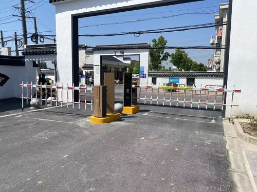 Dernière affaire concernant E40Pro Barrier Gate | Chinese-style Community Entrance