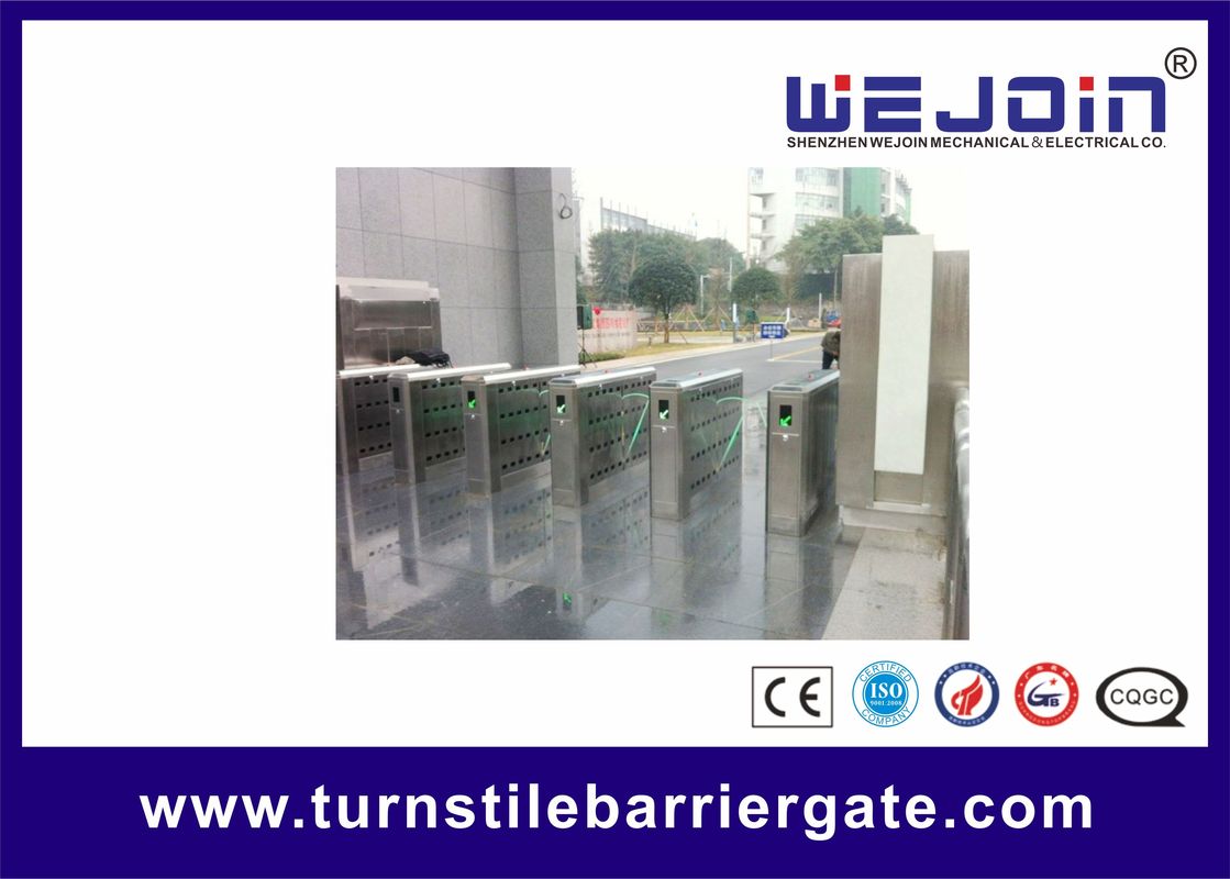 110V/220V 900mm Access Control Flap Barrier Gate With Enhanced Functions