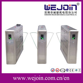 Tourniquet de porte de barrière d'aileron de C.C 12V d'acier inoxydable du souterrain 304 avec la carte de Rfid
