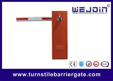 Porte automatique de barrières de stationnement de voiture de Cabinet de couleur rouge avec les options infrarouges de cellule photo-électrique