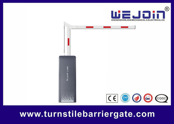 Porte de barrière électronique DC24V avec moteur en alliage d'aluminium et boîtier gris argenté