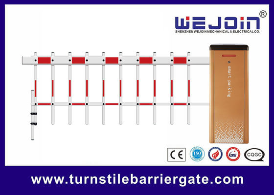 Barrière de stationnement en acier durable avec flèche de barrière de pliage droite pour des systèmes de contrôle d'entrée et de sortie fluides
