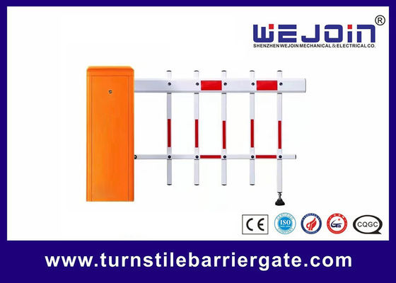 Barrière de parking avec barrière de sécurité à flèche droite de type 4,5 m avec clôture pliante