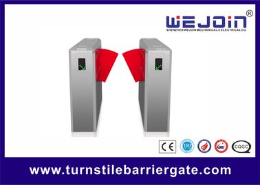 Barrière de portillon à volet bidirectionnelle à réinitialisation automatique en acier inoxydable 304 pour un contrôle d'accès fiable