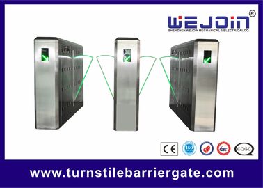 Barrière de portillon à volet bidirectionnelle à réinitialisation automatique en acier inoxydable 304 pour un contrôle d'accès fiable