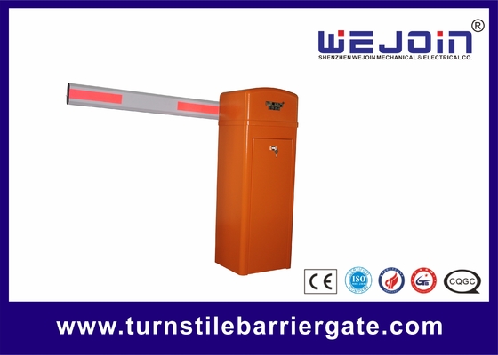 Contrôle d'accès au parking Couleur orange 6s 6m Porte de barrière droite en aluminium