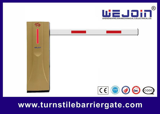 Porte de barrière intelligente avec vitesse de fonctionnement réglable 2-6s bras en alliage d'aluminium et 30 mètres de télécommande